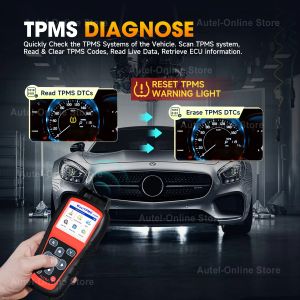 Autel MaxitPMS TS508 TS508WF TPMSツール315 433MHz MXセンサータイヤ圧力モニター車診断サービスツール