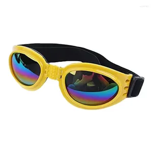 Abbigliamento per cani Occhiali protettivi UV per cani Occhiali da sole impermeabili Antivento Anti-nebbia Anti-polvere Anti-UV Protezione solare Guida