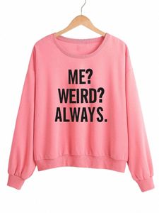 Finjani Women's Plus Size Sweatshirt LG Sleeve Slogan Graphic O-Neck Pulloverカジュアルカジュアルカジュアル秋、New Z1ed＃