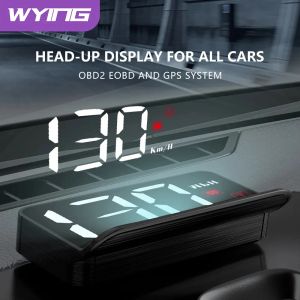 Seguindo M3 AUTO OBD2 GPS de cabeça para cima Exibir eletrônica automática HUD Exibir acessórios de velocímetro do carro digital para todos os carros