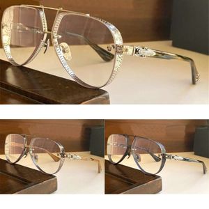 Retro New Popular Men Optical Glasses POSTYANK II Classic Style Hollow Pattern Wind Shield Design Pilot Frame HD Lens Top Quality