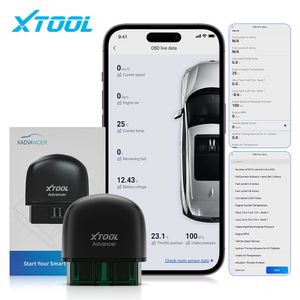 2024 XTOOL Advancer AD20 OBD2 Scanner Read /Limpo Erro de Código All Cars Motor System Diagnosticar para Android /iOS Melhor ELM327 AD10