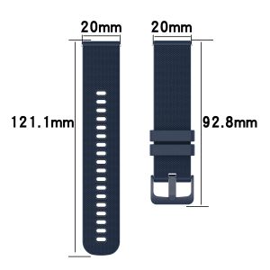 20/22 мм силиконовый часовой ремешок для Garmin Vivoactive 4 3 Venu 2 Plus Sq Forerunner 255 645 245 55 Smart Wwatch Bracelet Belt