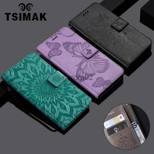 Mobiltelefonfodral Wallet Case för Samsung Galaxy J5 J7 2016 J510 J710 J2 Core J4 Prime J6 Plus J8 Pro 2018 Flip Pu Leather Cover Capa YQ240330