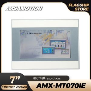 AMSAMAMOTION 7 '' 4,3 4 pollici HMI Touch Screen Compatibile con MR0701ne Ethernet Interfaccia LCD Pannello LCD Monitoraggio CNC Controller