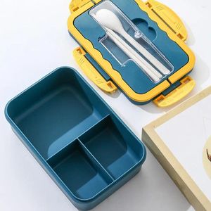 Dinkware 1pcs Kids Bento Box Contest AouLproof Lunch Boxes per le bacchette per la lavastoviglie a microonde Safe