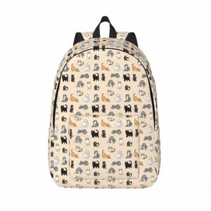 Street Cats Rucksack Männlich Niedlich Tier Anime Große Rucksäcke Polyester Nette Schultaschen Cam Qualität Rucksack Weihnachtsgeschenk Y2dj #