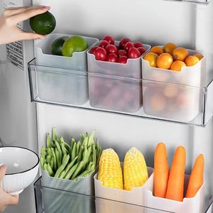 Storage Bottles 5/1PCS Refrigerator Side Door Organizer Spice Refrigerated Fresh Box Kitchen Multi-functional Classification