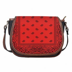 Venda quente retalhos bandana bolsas saco logotipo personalizado/nome/texto cruz corpo sacos de alta qualidade saco de couro do plutônio design menina bolsa 16Zo #