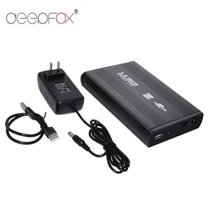 3,5 tum USB 2.0/USB3.0 till SATA HDD Disk Hard Drive Case Support 10TB Hard Drive Enclosure For Notebook Laptop 240322