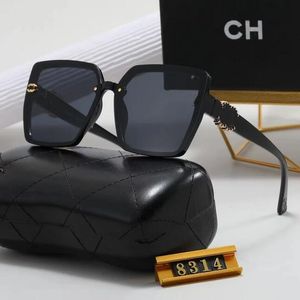 Designer-Sonnenbrillen für Männer und Frauen, modische, klassische Sonnenbrille, luxuriöse polarisierte Piloten-Übergroße-Sonnenbrille, UV400-Brille, PC-Rahmen, Polaroid-Objektiv S8314