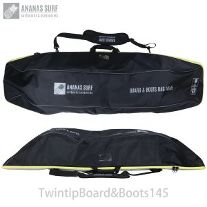 Çantalar Ananas Surf Twintip Kiteboard Seyahat Çantası Uçuklu Yönetim Kurulu Kapağı 145cm Wakeboard Uyansurf Koruyucu Kurul Çantası