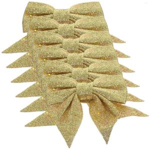 Party-Dekoration, Weihnachtskranz, Schleife, kleiner Baum, Gold, Weihnachtsschmuck, Schleife, Knoten-Dekor