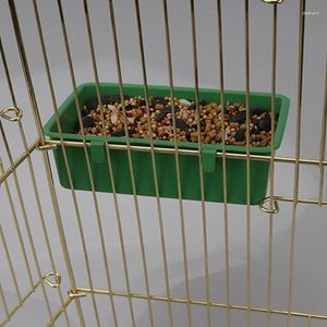 Другие товары для птиц Чашка для куриной воды с крючками Клетка Подвесная пластиковая миска для голубей и уток
