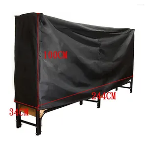 Storage Bags 8-Feet Firewood Cover 244 34 100CM Rack Heavy Duty Lumber Log Outdoor Protective Practical