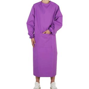 15 polors laboratórios casacos de jaqueta impermeável Longsleeve Scrub Scrub Uniform para Mulher Man