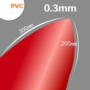 PVC transparentes Blech farbenfroh