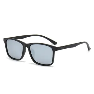 Модная квадратная рамка мужская бизнес-модель TR90 поляризованные солнцезащитные очки Ultra-Light