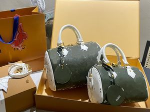 Роскошная дизайнерская сумка 24ss Новая серия Pillow Bag Сумка Speedey Двухцветная лоскутная сумка Сумка через плечо со съемным ремнем