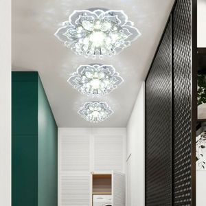 9W LED Creative Modern Crystal Ceiling Chandelier Pendant Lamp Flower Shape Ceiling Lamps For Living Room Bedroom Chandelier