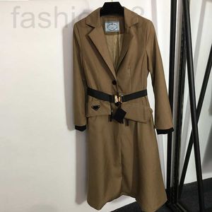 Damskie okopy designerskie marka marki Trench płaszcza 2 kolorów luksusowy długi płaszcz w stylu ulicy na zewnątrz żeńska odzież wierzchołka zimowa kurtka wiatroodporna sepk