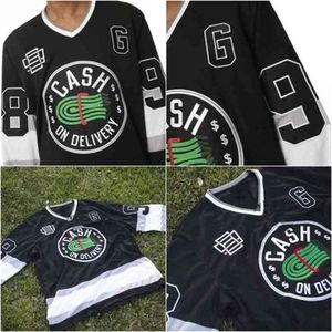 24S 374040COD Retro 89 Sports Hockey Jerseys Jerseed Hockey Jersey يمكن تخصيص أي رقم واسم