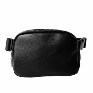 Genuíno Couro Lulu Mesmo Estilo Peito Saco Esportes Ao Ar Livre Correndo Cintura Saco Crossbody Masculino e Feminino Estilo Transfronteiriço w1Ge #