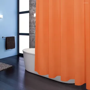 Duschgardiner 1.8 1,8 m vattentät gardin med krok ren färg badrum tjock
