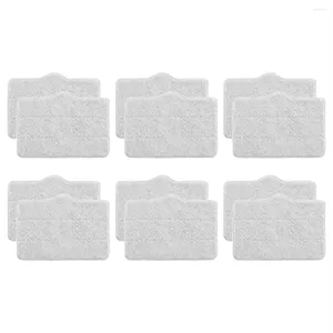 Spoons 12Pcs For Deerma ZQ610/ZQ600/ZQ100 Steam Mop Cleaner Replacement Parts Wipes Pad