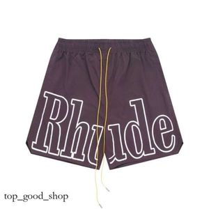 Designerskie szorty Rhude Shorts Summer Fashion Beach Pants Men High Quality Street Wear Red Blue Black Purple Pants Mens Short 799