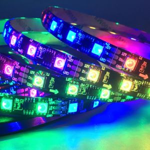 WS2811 5050 RGB Led Strip Individually Addressable 1 IC Control 3LEDs 30 48 60Leds/m Bright Normal Led Lights DC12V