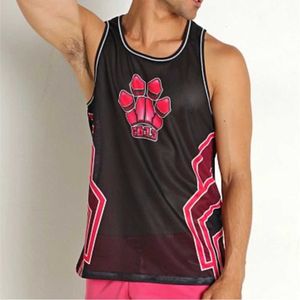 Men's T-Shirts Kennel Club Mens Mesh Tank Top Muscle Gym Tank Top Fitness Sleeveless Shirt Single Sleeve Fitness CB13 Wear resistant Clothing J240330