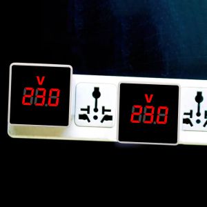 Automatic Voltage Protector Switch Voltage Measure Monitor Power Surge EU Plug Socket Refrigerator Safe Protect Volt Gauge Meter