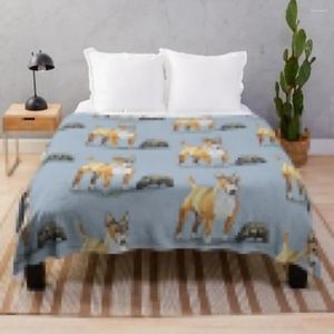 Blankets Tartar And Tortie Throw Blanket Decorative Sofas Beds Anime