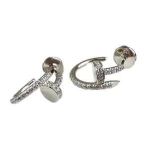 Дизайнерские ювелирные серьги для ногтей, маленькие круглые ретро-дизайнерские серьги, роскошные изящные позолоченные серьги для женщин, изысканные серьги-гвоздики oorbellen zh208 E4