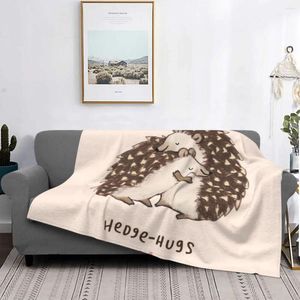 Cobertores Sofá-cama Cobertor Super Macio Quente Hedge-Abraços Capa de Lã Única Tapeçaria Lance