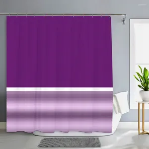 Shower Curtains Vintage Geometric Lines Curtain Art Pattern Creative Styling Simple Modern Polyester Bathroom Decoration