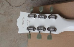 Factory Guitar High Quality Deluxe SG Standard White Electric Guitar 2 Pickups Black PickGuard 9617889