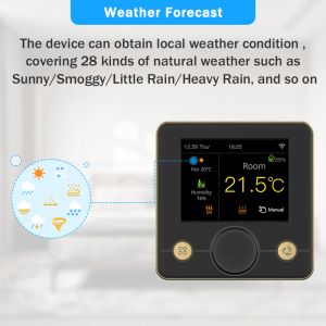 Tuya Wifi Thermostat Smart Life Electric Floor Heating Water Gas Boiler Termostato Warm Underfloor Temperature Controller Alexa