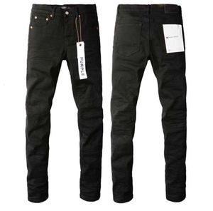 Calça jeans roxa marca American High Street preta plissada básicaL2JP2024