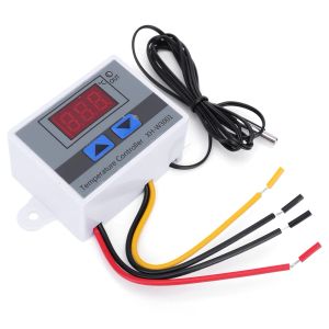 Controlador de temperatura XH-W3001 Termostato de aquecimento de resfriamento 12V/24V/110-220V/220V Microcomputer Controller de temperatura