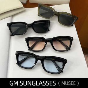 Musee Gentle GM Okulary przeciwsłoneczne dla kobiet męskie czarne okulary oko oka mglassów szpieg moda mody duży luksusowy projektant marki Jennie