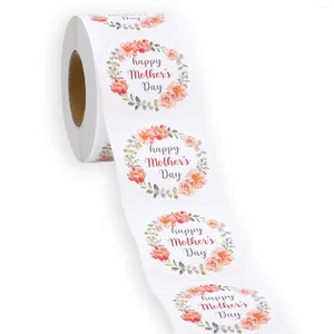 Gift Wrap Happy Mother's Day Sticker Party Favors Sealing Labels For Present Package Mailers Bag Wedding Sales Bags Valentines Cards