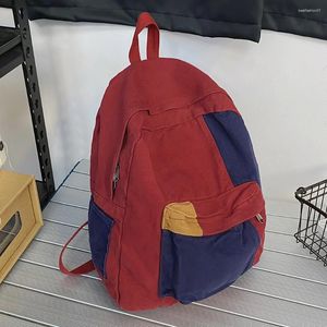 Rucksack mit großem Fassungsvermögen, Umhängetasche, bunte Farben, für Herren und Damen, Reisebüchertaschen, mehrere Fächer, für Camping/Trekking, Tagesrucksack