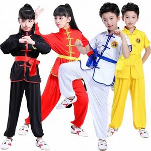 Di alta qualità della ragazza cinese kung fu Costume per il capretto Cina tradizionale Wushu uniforme per la ragazza Kung Fu Suit Boy Kungfu Set U02T #