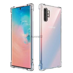 Casos de telefone celular caso de telefone pára-choques para samsung galaxy note 9 10 pro plus luxo coque acessórios móveis equipados casos de silicone yq240330