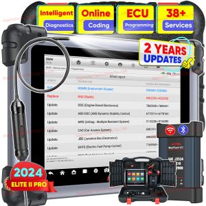 2024 New Autel Maxisys Elite II Pro Scanner、2年間の無料アップデート、DOIP CanFD ECUプログラミングコーディング38+サービス診断ツール