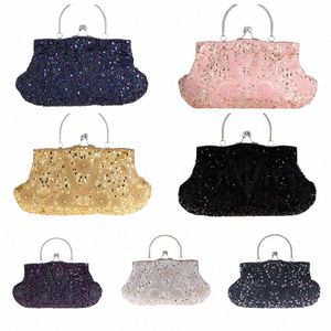 ladies Fi Designer Hand Bags Evening Bags For Party Bridesmaid Bride Bag Soft Mini Evening Purse Crystal Clutch Crossbody f32a#