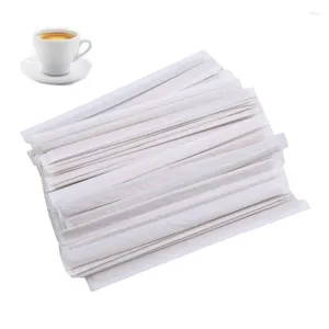 Coffee Scoops Disposable Wooden Stirrers Cold Drinking Stir Beverage Sticks Biodegradable Kitchen Utensils Bar Cafe Use 100Pc