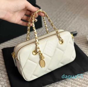 Women Luxurys Boston Bags Diamond Designer Bag Bag Fashion Bowling عالية الجودة حقائب يد جلدية